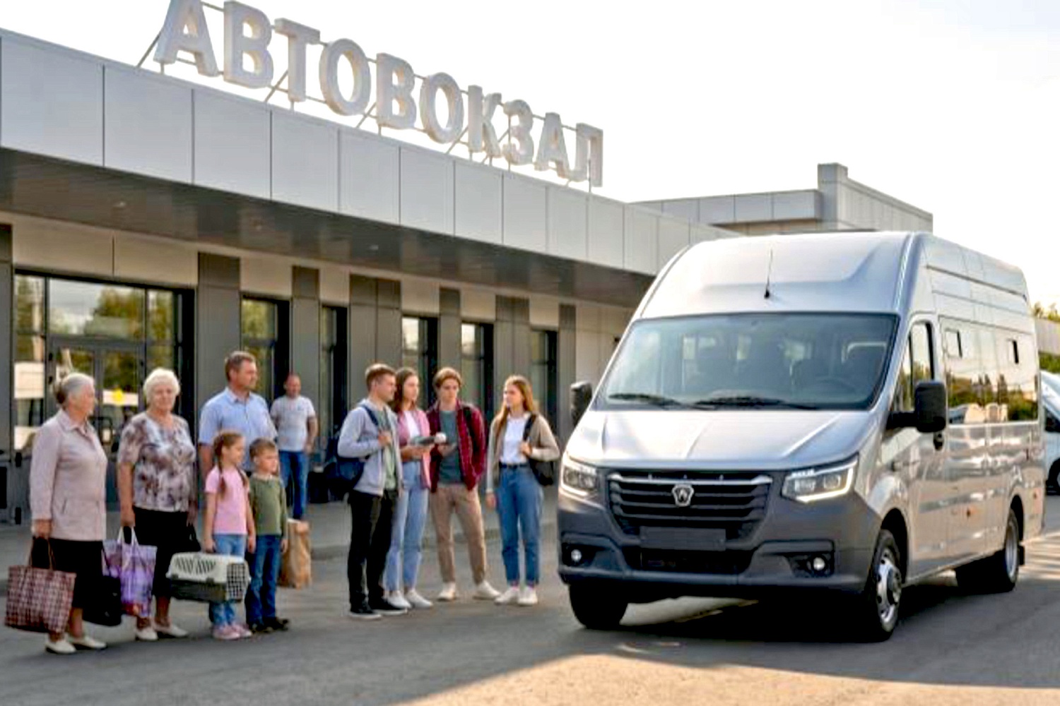 Автобус Аврора (на шасси Газель Next) междугородный 